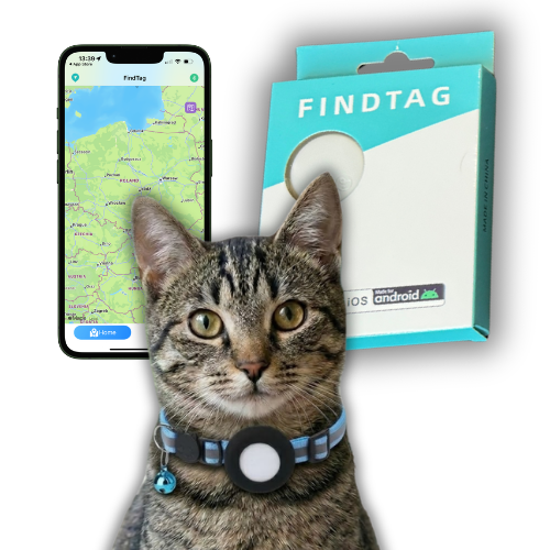 Lokalizator GPS dla Psa Kota Findtag Bluetooth Obroża działa z Android & iOS
