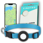 Lokalizator GPS dla Psa Kota Findtag Bluetooth Obroża działa z Android & iOS